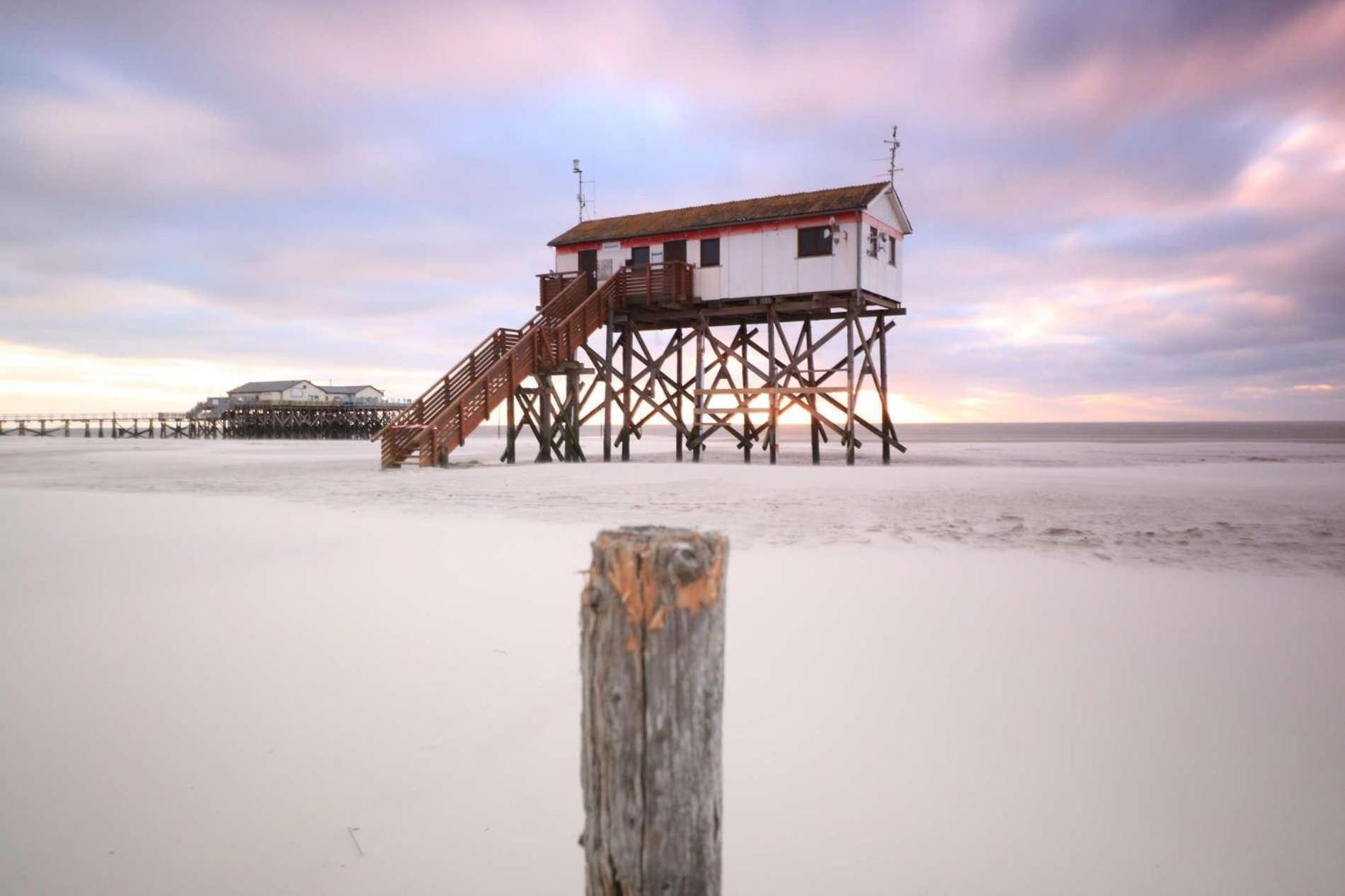 Haushaelfte-Poppenspaeler Sankt Peter-Ording Exterior foto