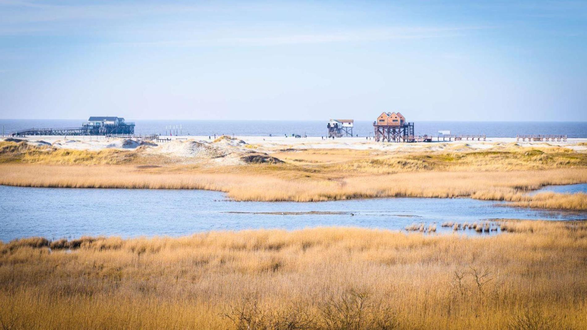 Haushaelfte-Poppenspaeler Sankt Peter-Ording Exterior foto